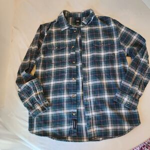 Vans Off The Wall Classic Fit Flannel Shirt Mens Large Long Sleeve Cotton L
